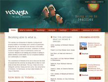 Tablet Screenshot of discovervedanta.com